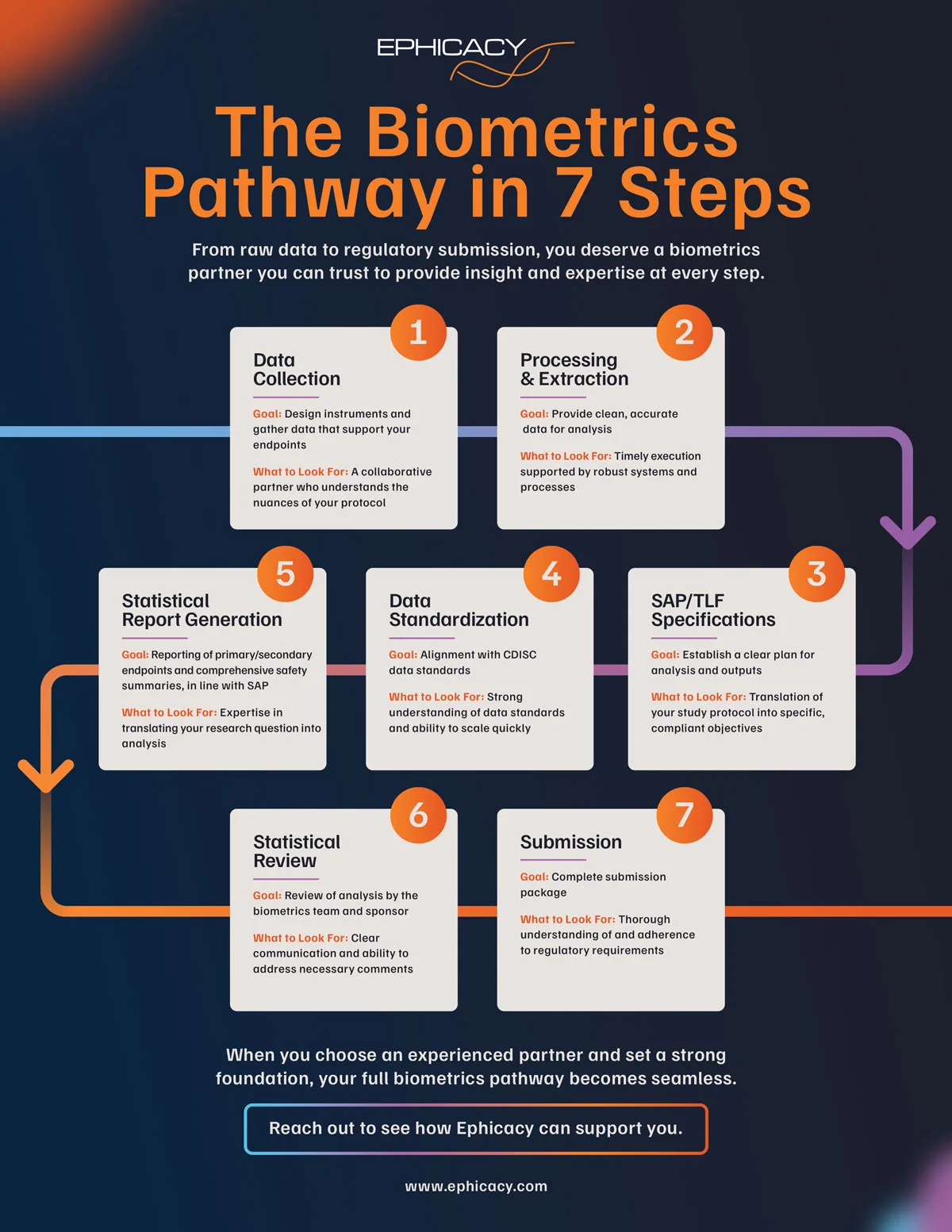 The Biometrics Pathway in 7 Steps